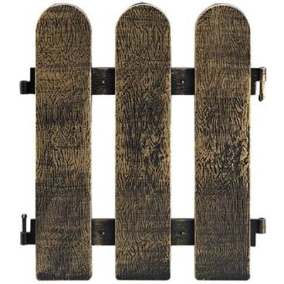 Декоративный заборчик KD1104S, золотой W26xH30