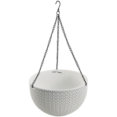 Корзина подвесная KD7030N со вставкой, белый D22xH13