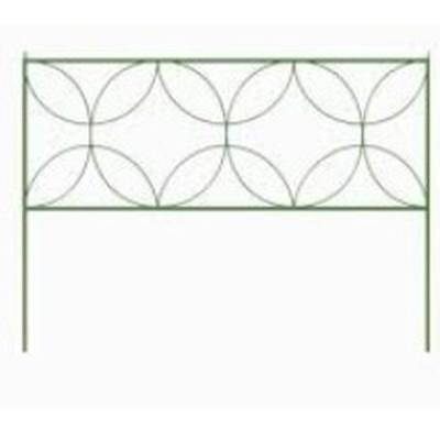 Заборчик "Клевер" (5 секций) длина секции - 4, 82м, высота - 0,7м