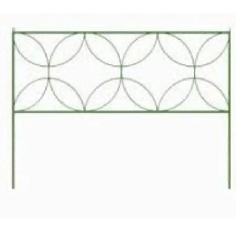 Заборчик "Клевер" (5 секций) длина секции - 4, 82м, высота - 0,7м