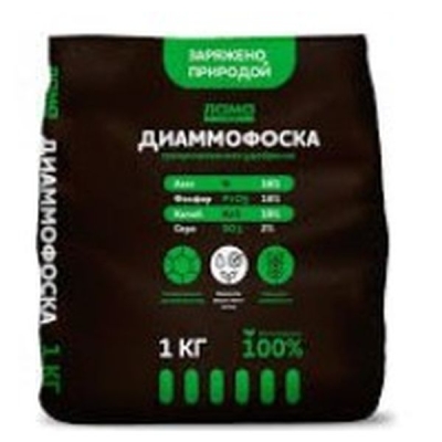 Удобрение Диаммофоска Лама Торф 1кг минеральное гранулированное комплексное