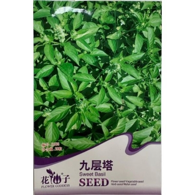 Базилик кустовой (тулси, девять слоёв) D008