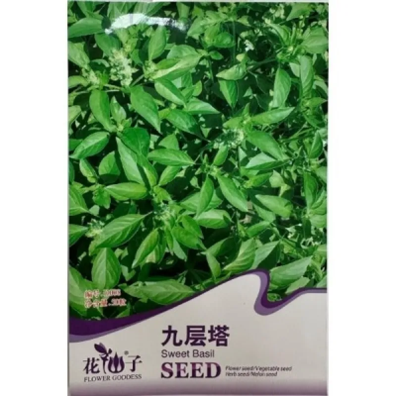 Базилик кустовой (тулси, девять слоёв) D008