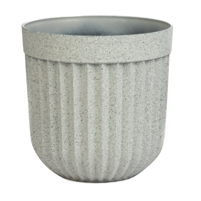 Горшок KD2112PM, серый D30xH30