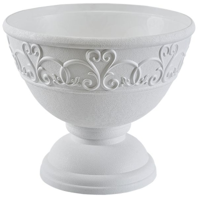 Горшок KD2974W ваза, белый D45xH38