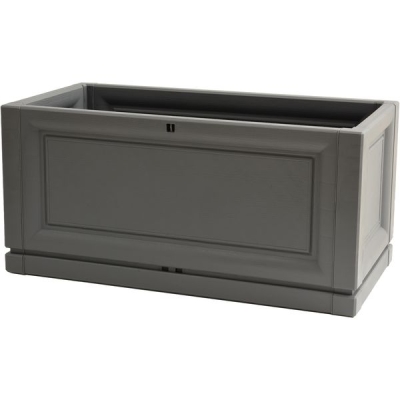 Горшок KD4222N, серый L80xW40xH38