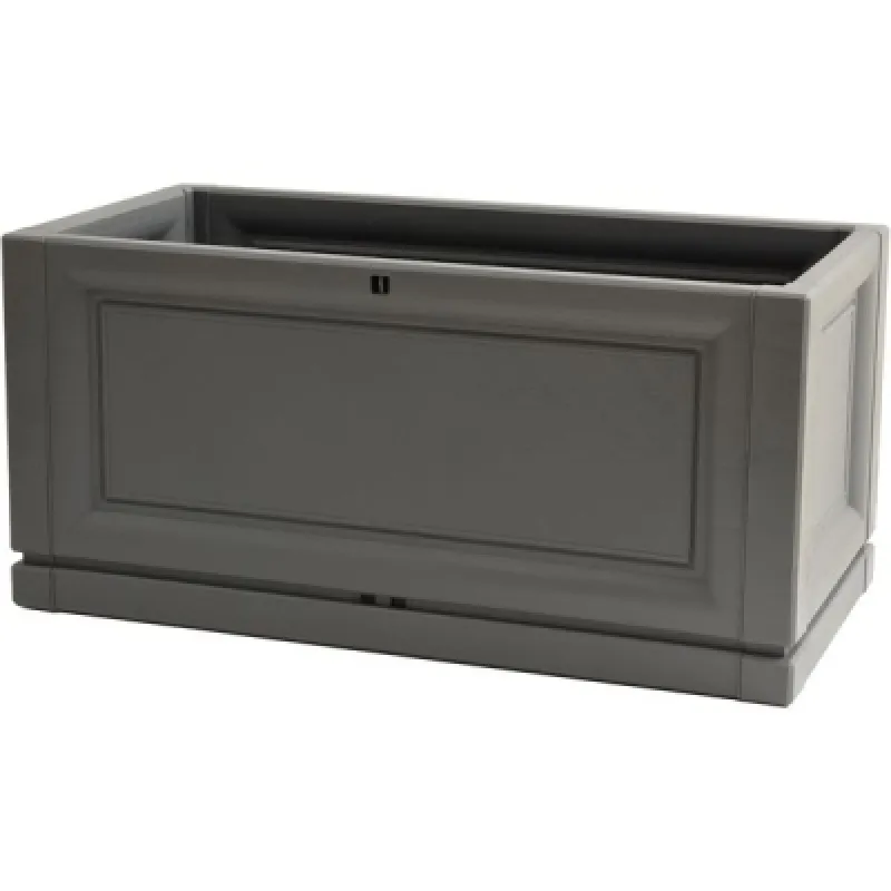 Горшок KD4222N, серый L80xW40xH38