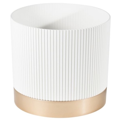 Горшок KD6722W, белый D23.5xH21.5