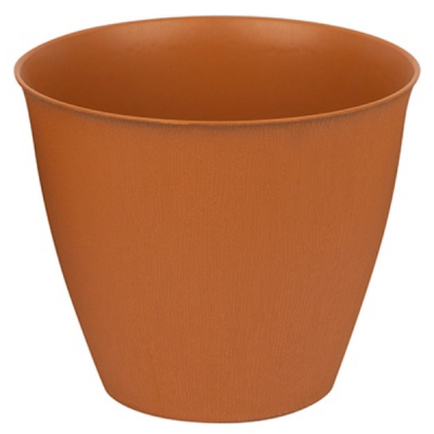 Горшок KD9133+210 с поддоном, терракота D35xH29