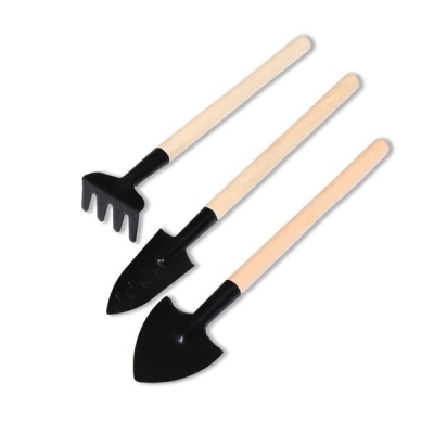 Инструмент садовый 3 предмета деревянная рукоять 20 см 1005012