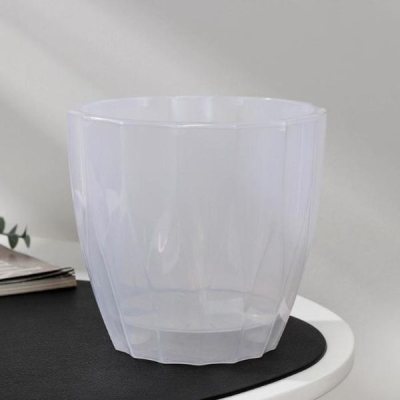 Кашпо 1,9 л "Флюте", цвет прозрачный 7318966