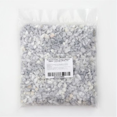 Мраморная крошка "Рецепты Дедушки Никиты", серая, фр 5-10 мм , 1 кг 7330836