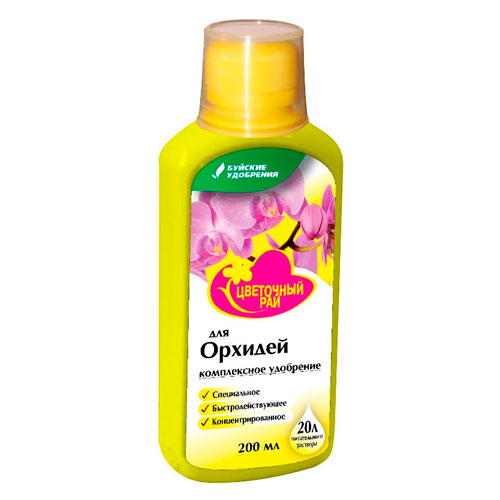 Жидкое комплексное удобрение "Цветочный рай" для Орхидей 0,2л