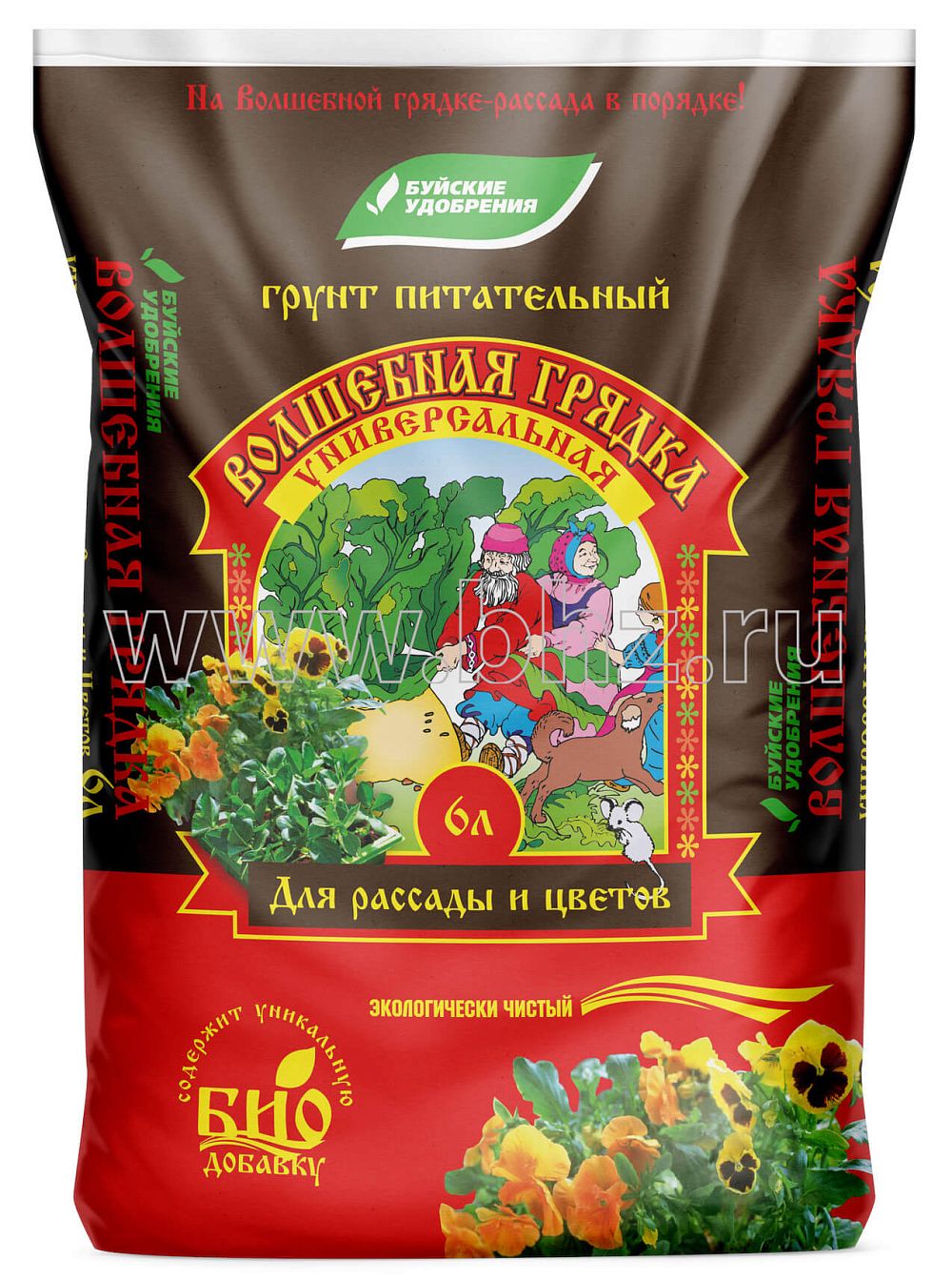 Грунт питательный "Волшебная грядка" марка "Универсальная" 6л