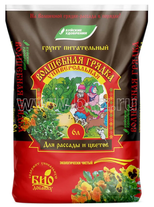 Грунт питательный "Волшебная грядка" марка "Универсальная" 6л