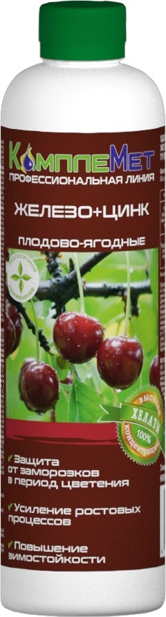 Удобрение комплексное КомплеМет Железо+Цинк 400 мл