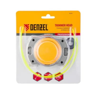 Катушка для триммера универсальная алюминий, шайба 8 мм, 10 мм//Denzel 96363