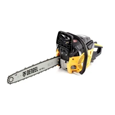 Пила цепная бензиновая DGS-5218, шина 45см, 52см3, 3,5л.с., шаг 0,325, паз 1,5мм, 72зв//Denzel 95233