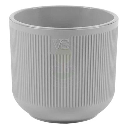 Горшок с дренажной системой Росси VipSet 4,4л серый