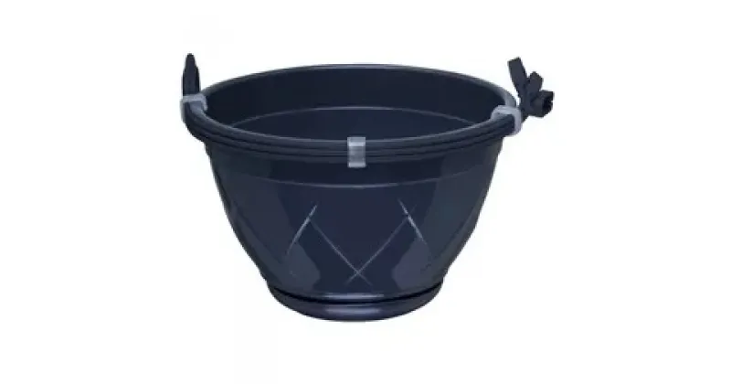 ГОРШОК "ЛИЛИЯ ПОДВЕСНАЯ" 2,5 АНТРАЦИТ