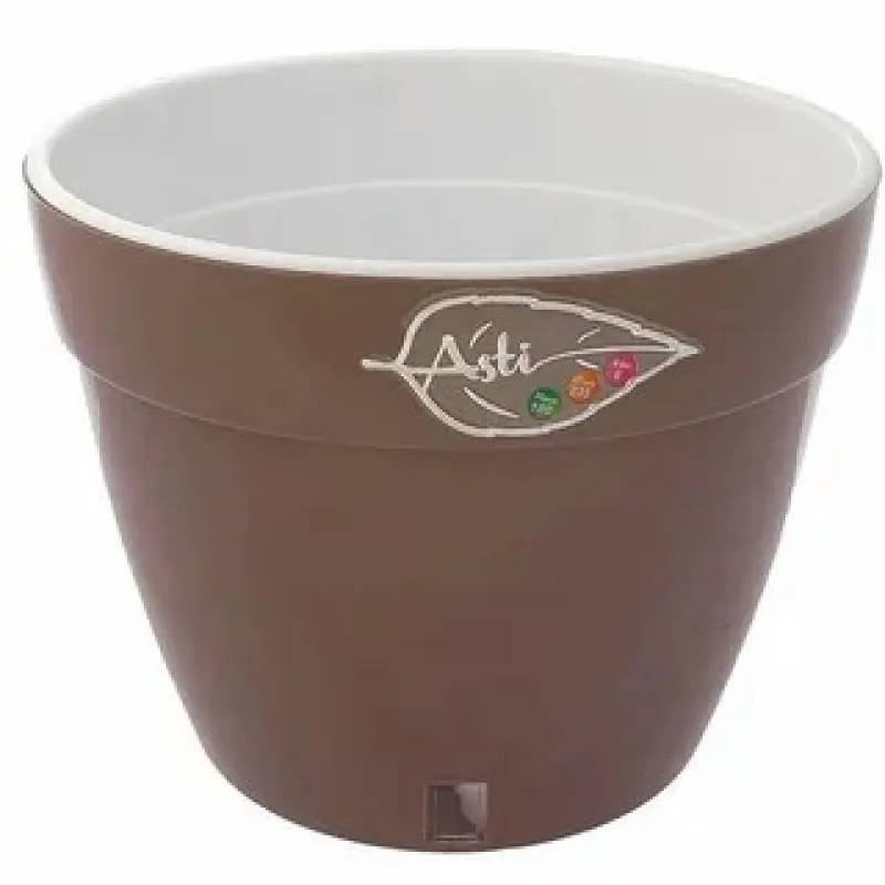 Вазон двойной "ASTI" 2.5 Л., Шаде-Белый