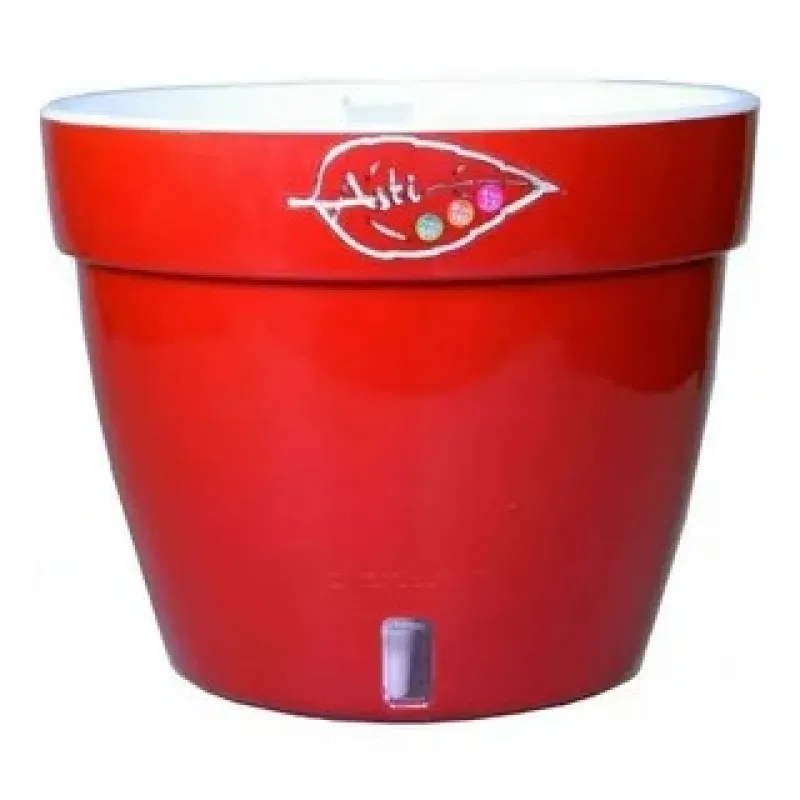 Вазон двойной  “ASTI” 1,4 Л. цвет Красный -Белый