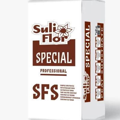 Торфяной субстрат ph 3,5-4.5 SFS 250 л. в пакетах 0-20 мм