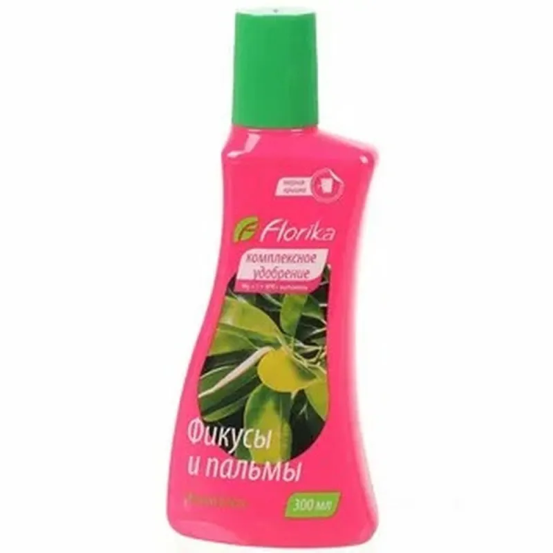 Удобрение для фикусов и пальм Флорика 0,3л минеральное жидкое