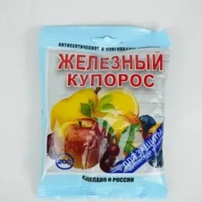 ЖЕЛЕЗНЫЙ КУПОРОС пакет 200 г (50)