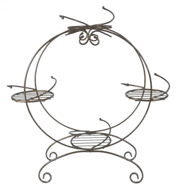 Подставка Напольная Барабан на 4 горшка М0000032