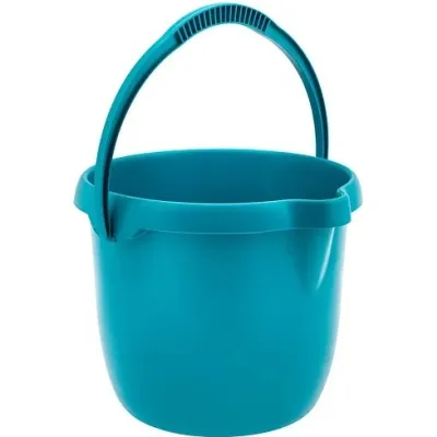 Ведро пластмассовое круглое 12 л, бирюзовое, Home//Palisad 929575