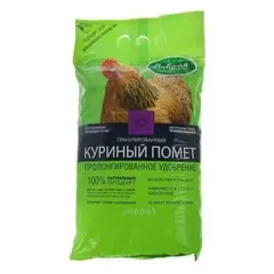 Удобрение Куриный помет Добрая сила, 2 кг