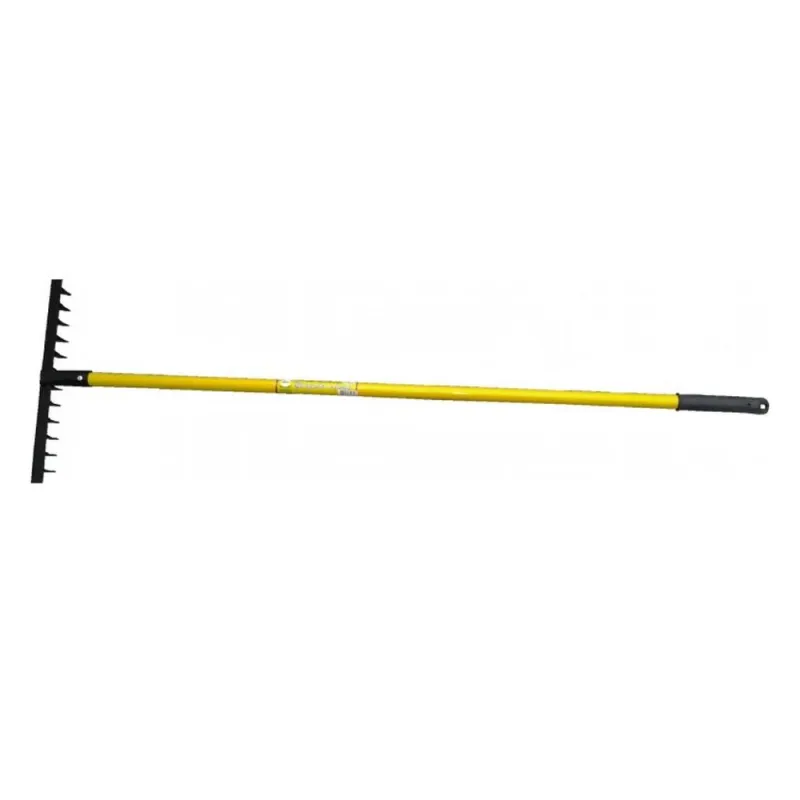 Грабли ГВ-12  с желтым метализированным черенком 030222