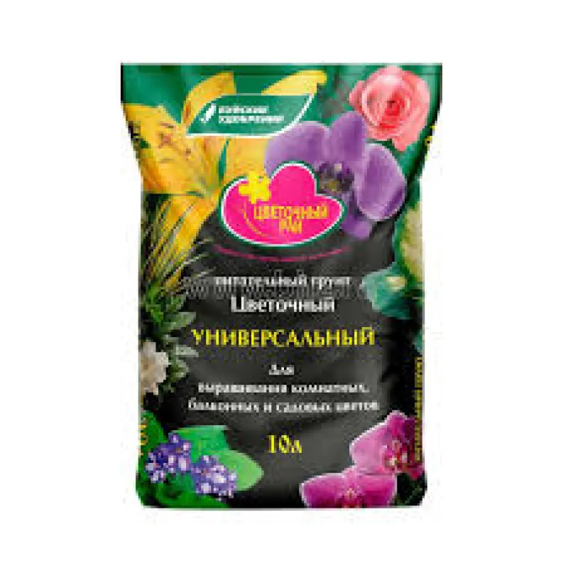 Грунт питательный "Цветочный рай" Универсальный 10л