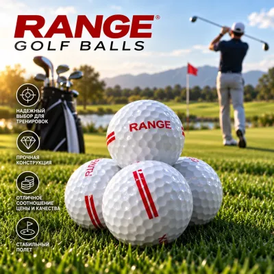 Мячи для гольфа RANGE (4шт)