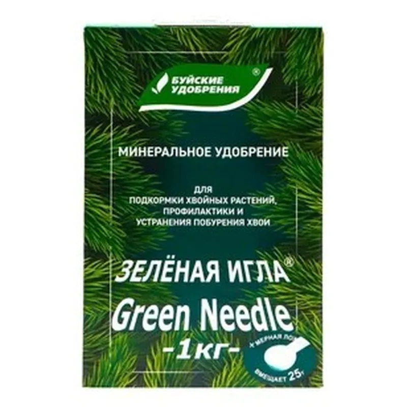 Средство от побурения хвои "Зеленая игла" 1 кг.