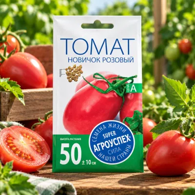 Л/томат Новичок розовый средний Д *0,2г