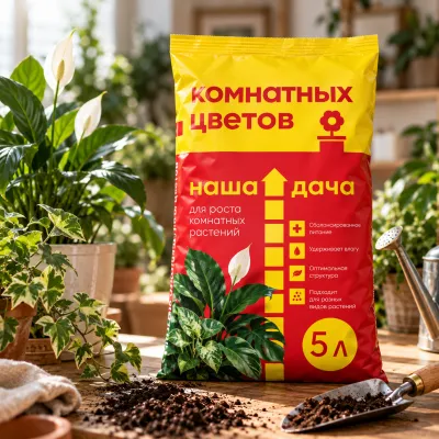 Грунт Наша Дача "Для комнатных цветов" 5л
