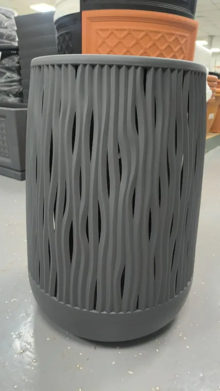 Горшок KD6784N, серый D30.5xH60xBD40
